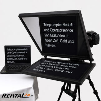 22" Kamera-Teleprompter XL High-Brightness Set inkl. Notebook